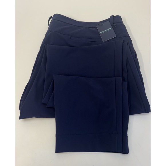 NWT Peter Millar Crown Crafted Blade Performance Ankle Pant NAVY Blue 42x30 $185 - Picture 1 of 12